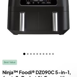 Ninja 2-Basket Air Fryer with DualZone Technology