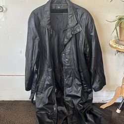 Long Leather Jacket