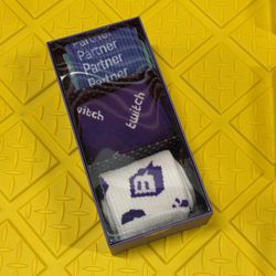 Twitch Partner Socks Gift Box - 3 Pairs - Exclusive