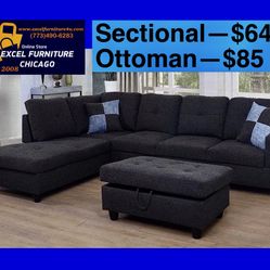 FREE DELIVERY🍀Brand New Sectional Sofa Couch 