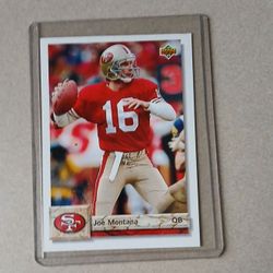 Teams & Players Joe Montana San Francisco 49ers NFL Trading Card #560