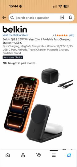 Foldable wireless charging station