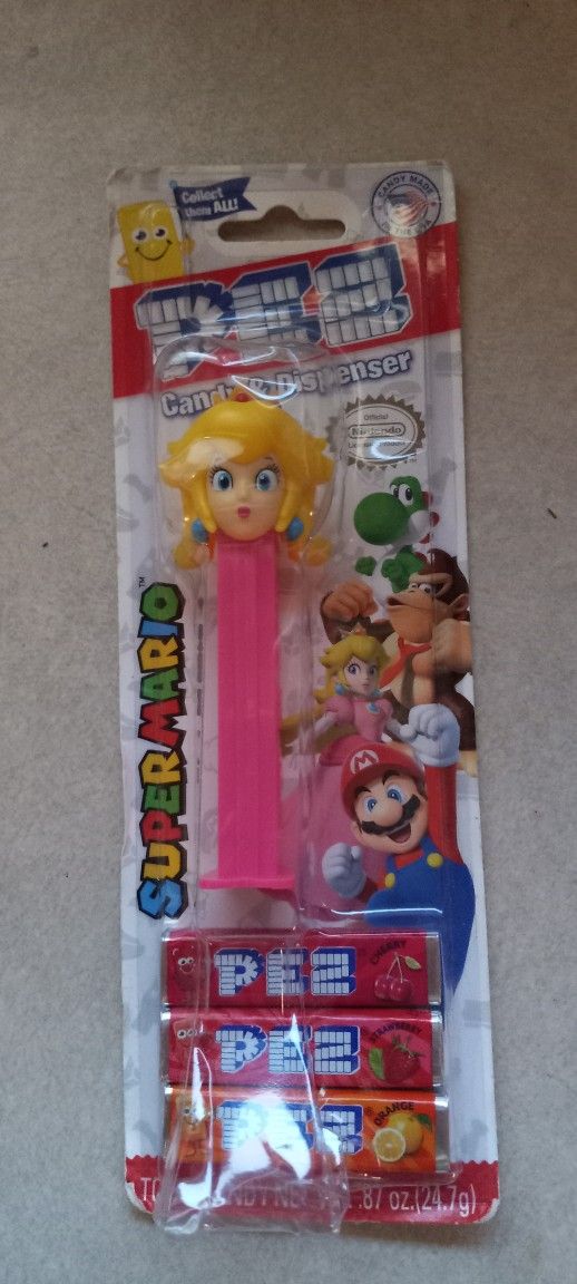 Nintendo Super Mario Pez Dispenser Princess Peach
