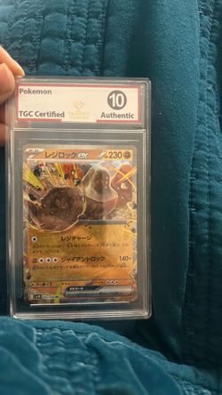 Regirock EX Japanese Pokemon Card TGC Graded 10