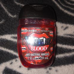 Bath & Body "Vampire Blood" Hand Sanitizer 1floz.