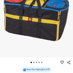 Lego Bag With 3 Organization Bags/Turns Into Playmat