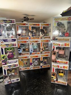 Funko Pops - Dragon Ball, Dragon Ball z, Toy Story, Space jam And My Hero Academia