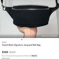 Small Coach  Belt Bag