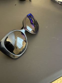 Black Sunglasses with Mirrored Lenses