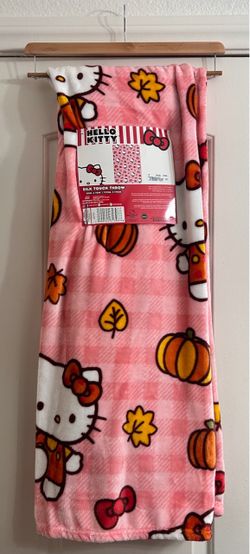 Hello Kitty Fall Blanket 🎃🍂🧡