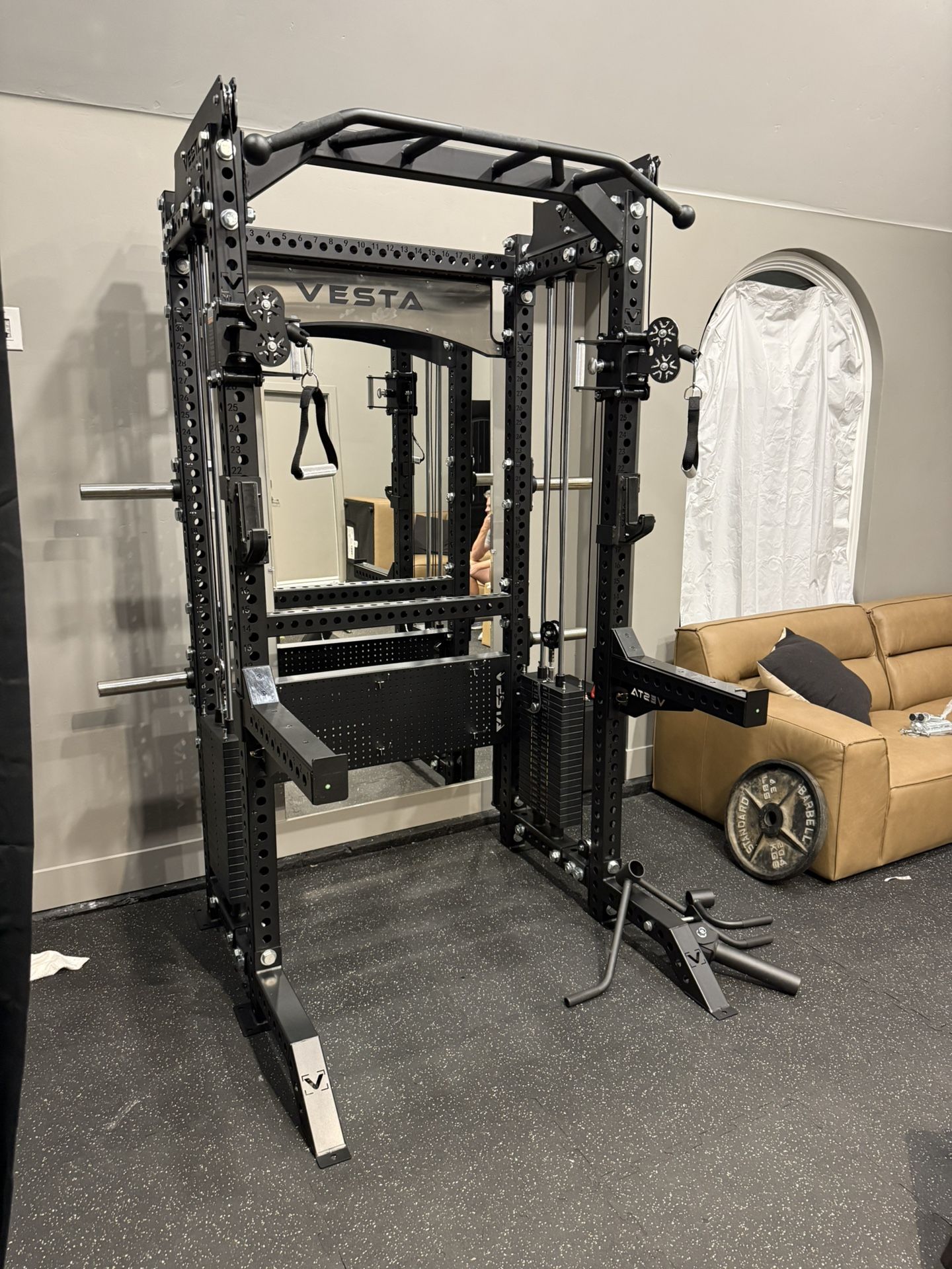 Vesta Fitness PRO SERIES 2-1 Ultimate Half Rack Functional Trainer/Gym Equipment/ Home Gym/ Fitness/ FREE DELIVERY 🚚