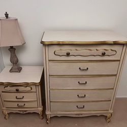 3 Piece Provincial French Dresser