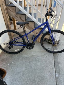 Blue 21 speed VERVE1 TREK Mountain Bike