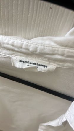 White Small / petite long sleeve button up