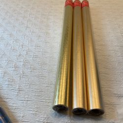 3  Rolls Of   25  Sq Feet Holiday Wrapping Paper