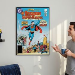 1981 Legion Super Heroes #280 Cover (16" X 12") Replica Poster Print DC Comics NO FRAME POSTER PRINT ONLY. New Condition. 
This is a cover print of th