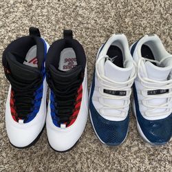 Air Jordan Retro 10 Westbrook And Retro 11 Snakeskins 