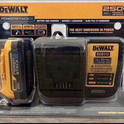 Dewalt Powerstack Battery & Charger
