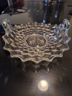 Fostoria Crystal Muffin Tray