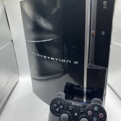Sony Playstation 3 PS3 80GB System Fat 2USB + Controller + PlayStation Home