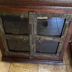 Tiki Style Small Cabinet 