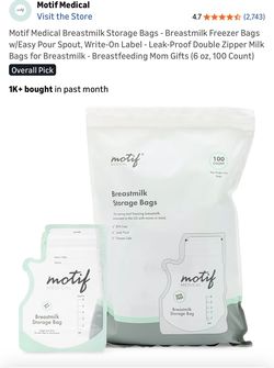 Breastmilk Breastfeeding Storage Bags