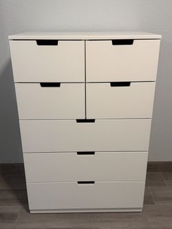 IKEA Nordli 7-Drawer Dresser – Black & White Available!