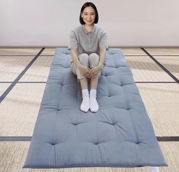 Japanese Futon Floor Mattress (Twin Size) | Folding Tatami Bed Mat w/ Memory Foam