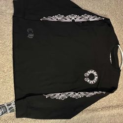 Black Chrome Hearts Long Sleeve Shirt