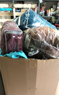 Pallet full of linen