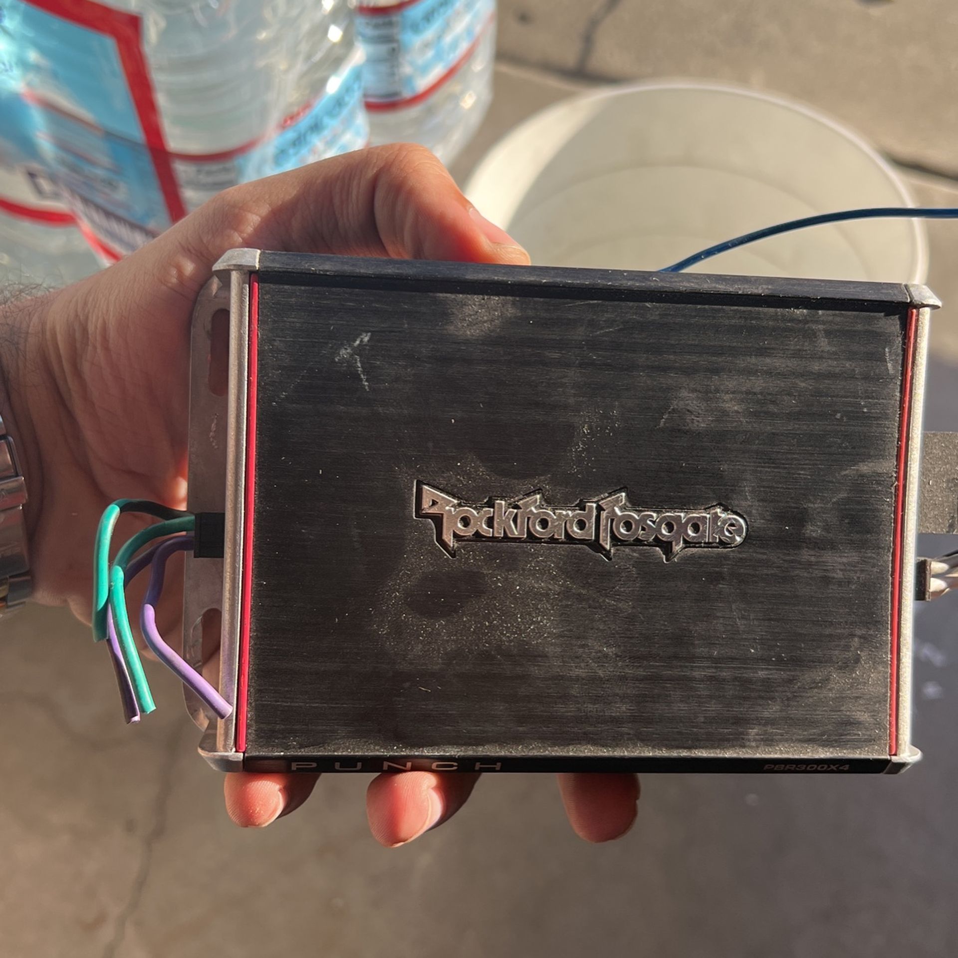 Rockford Fosgate PBR300X4 4 Channel Car Amplifier Tested And Working