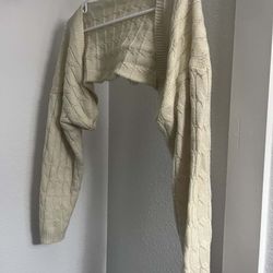 Cropped cardigan!