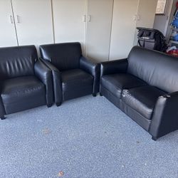 Reception Loveseat  and Chairs 