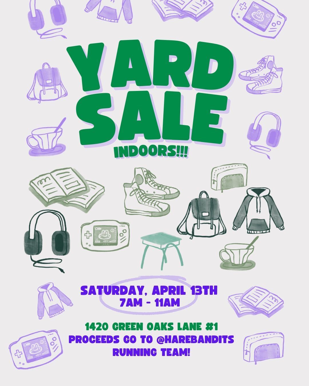 INDOOR SALE TODAY