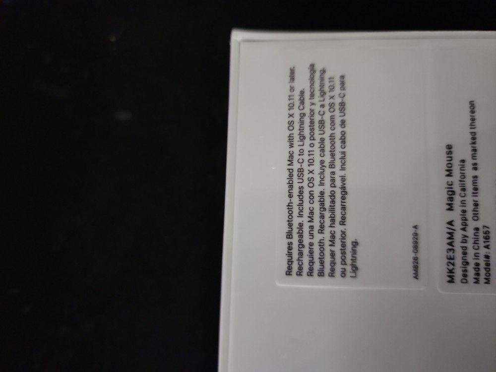 Brand New Sealed Magic Mouse A1657