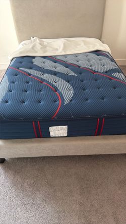 FULL SIZE BED + ALBANY 2 14" FIRM MATTRESS