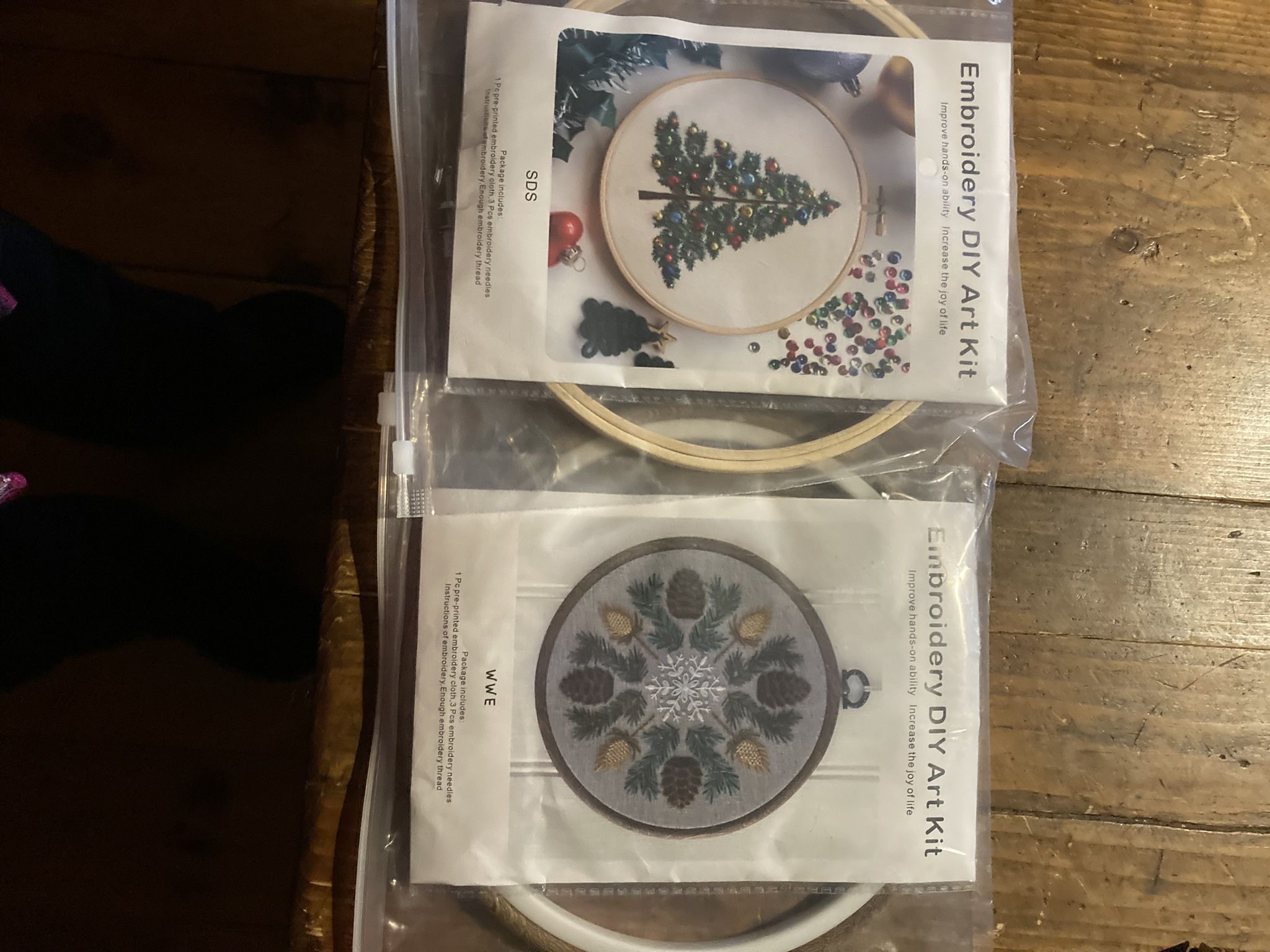 9” Embroidery Kits Each