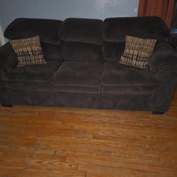 2 Peice Brown Couch