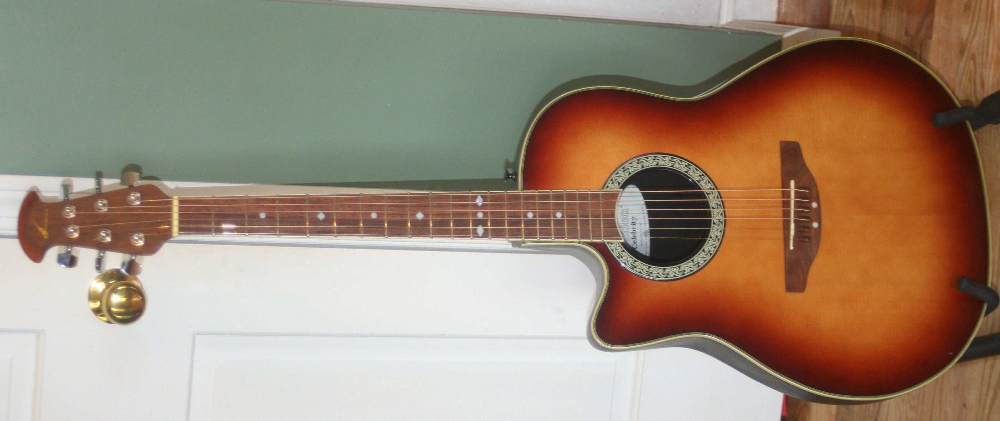 Lefty Ovation Acoustic electric guitar