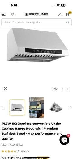 Proline Range Hood