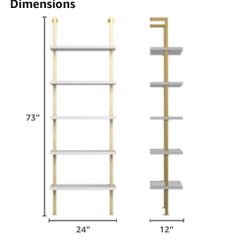 Like New 2 Bookcases 