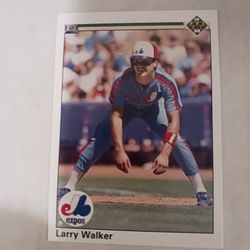 Larry Walker Rookie Card 