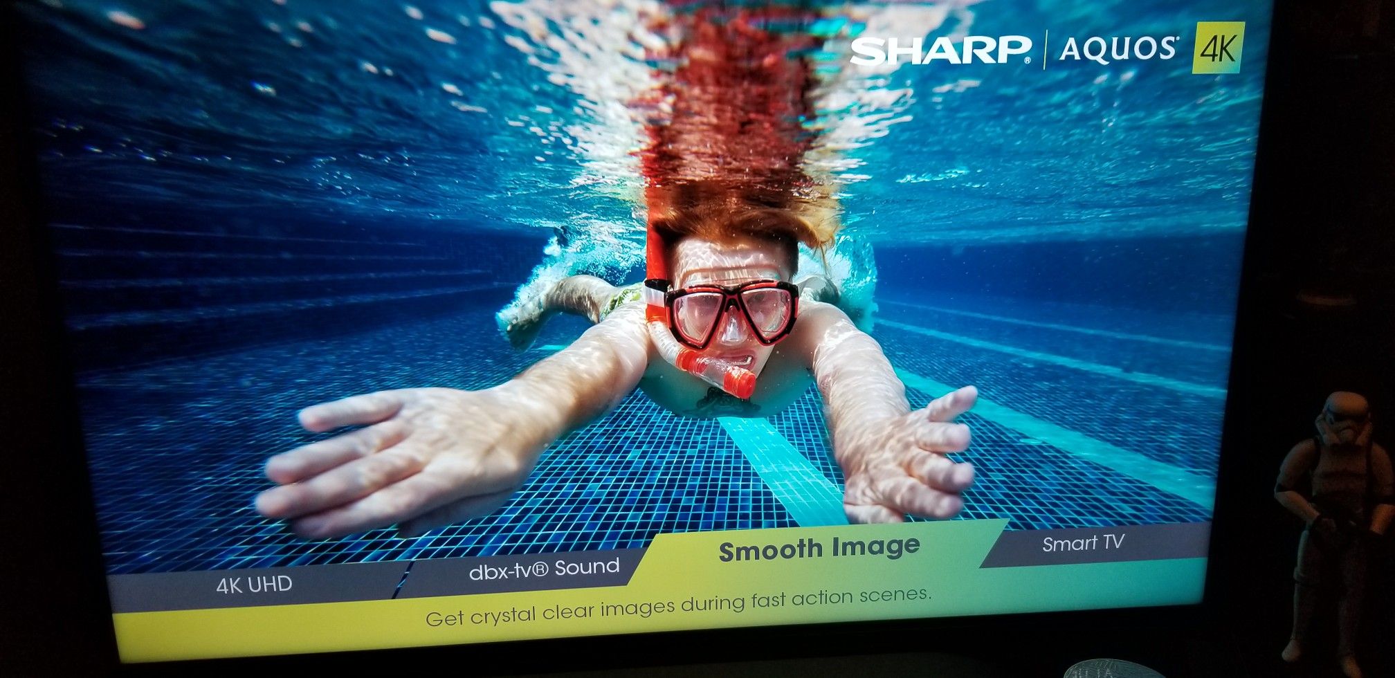 Sharp LC-43N6100U 43" 4K Ultra HD 2160p 60Hz LED Smart HDTV (4K x 2K)