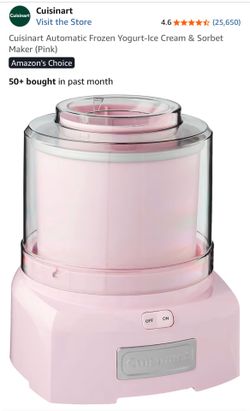 Cusineart ice cream maker