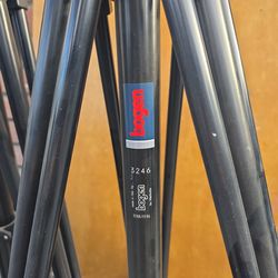 Two (2) Bogen 3246 Tripod, with 3063 manfrotto head