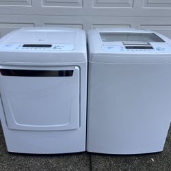 LG Washer (4.1cu) - And Dryer (7.3 Cu) - Electric