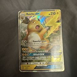Pokemon Raichu GX Shining Legends Single Collectors Card