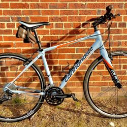 Large Cannondale Quick SL 3 Flat Bar Road/Hybrid Bike, Like New