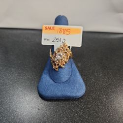 14k Diamond Ring