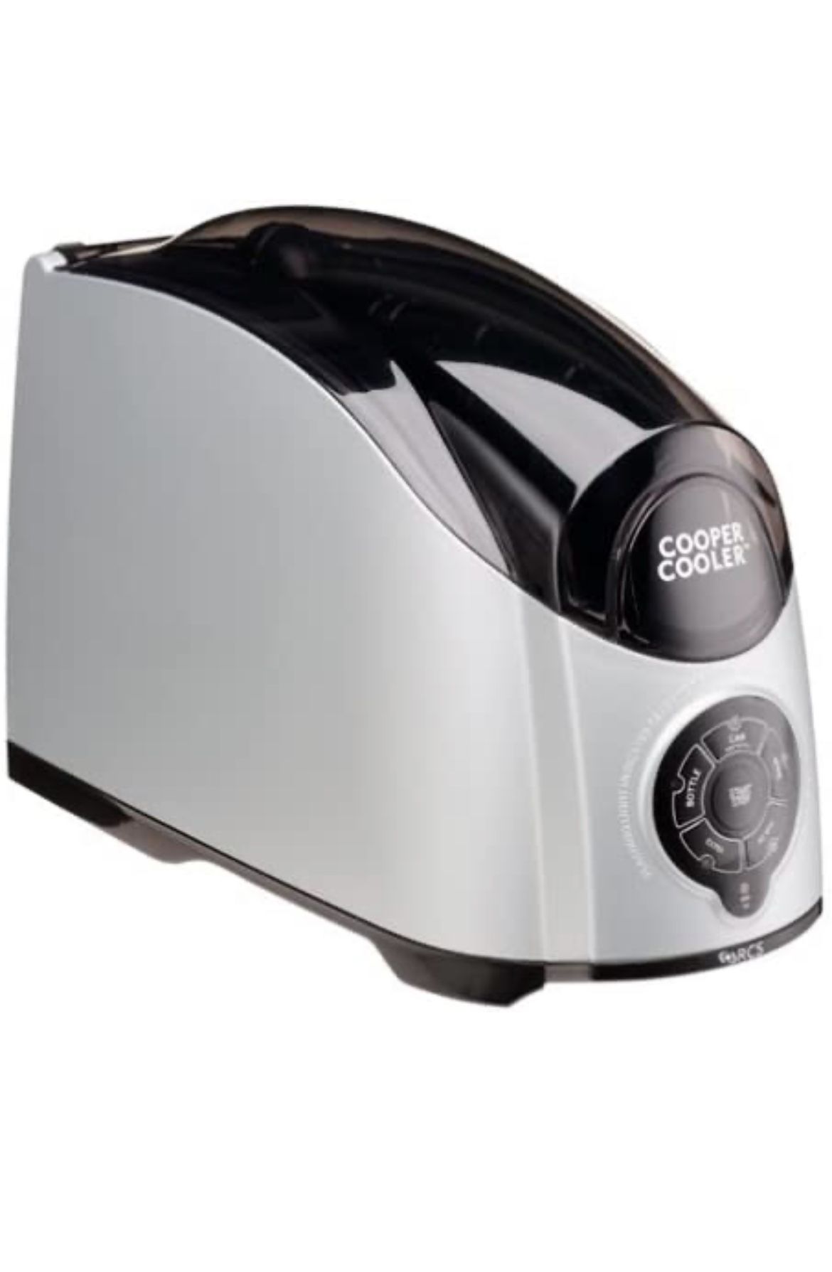 Cooper Cooler - Rapid Beverage and Wine Chiller, Automatic Touchpad Wine Bottler Chiller, Silver
